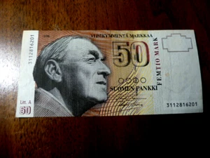 FINNLAND 50 Markkaa 1986 Lit A aUNC pre - EURO - Bild 1 von 2
