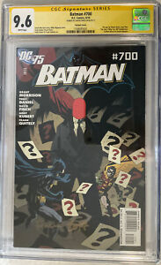 BATMAN 700 CGC SS 9.6 signed by DAVID FINCH, Red Face Variant