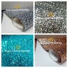 100% Pure Grade 3 Sparkly Glitter Wallpaper & Border All Colours Self Adhesive