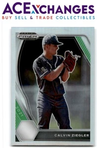 2021 Panini Prizm Draft Picks #PDP46 Calvin Ziegler Silver Prizm RC - Picture 1 of 2