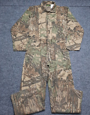 Vtg Cabelas Realtree Camo Hunting Coveralls Jumpsuit Youth Size 16 Reg Made USA