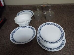 Medium Flat Rate Box Of Vintage Corelle & Other Items