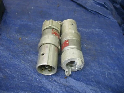 TWO Crouse Hinds CPH-7933 Pin Sleeve 60Hz 460/230VAC 3HP 30/60A 1 Phase  - Image 1 of 4