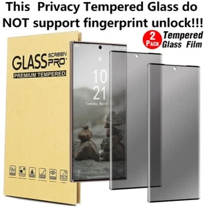 For Samsung Galaxy Note20 Note 20 Ultra Privacy Screen Protector Tempered Glass - Picture 1 of 15
