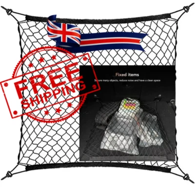 Автомобильный задний грузовой сетчатый органайзер для хранения багажника для Audi A1 A3 A4 A6 Q3 Q5 Q7 TT - Изображение 1 из 4