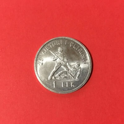 ALBANIA  1 LEK 1969  KM # 72  UNC. - Image 1 of 2