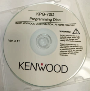 KENWOOD - KPG-70D V3.11 PROGRAMMING SOFTWARE TK-7102, TK-7108, TK-8102, TK-8108 - Picture 1 of 1