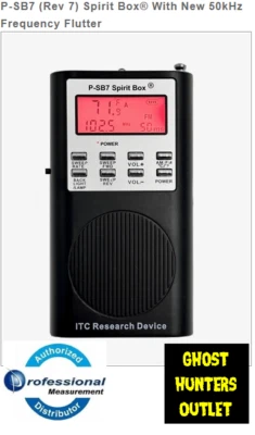P-SB7 (Rev 7) Spirit Box With New 50kHz Frequency -Ghost Hunting **SHIPS FREE**