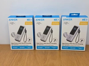 Anker Power Bank 25,000mAh 165W Ultra-Fast Portable Charger 2 Built-In Cables (S - Picture 1 of 24