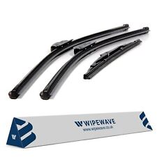 3pcs Wiper blades Set for Vauxhall Frontera 98-04 Front Windscreen Rear WipeWave