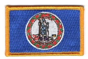 Parche bandera PATCH VIRGINIA ESTADOS UNIDOS AMERICA USA bordado termoadhesivo - Bild 1 von 1