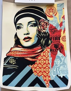 Shepard Fairey - OBEY 2018 Fire Sale - Signed 468/550 - Picture 1 of 5