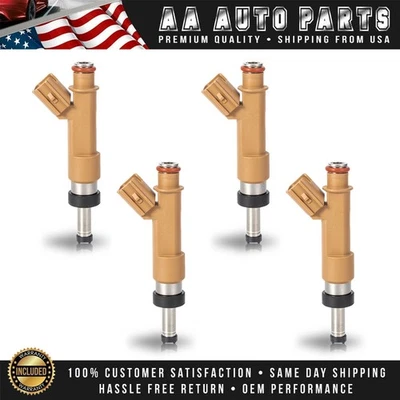 Set of 4 Fuel Injectors for 2009-2018 Toyota Corolla 1.8L l4 FJ1068 2320939145 - Image 1 of 4