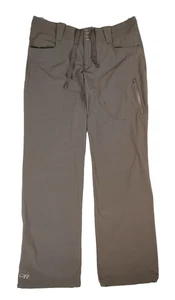 Outdoor Research Pants Ferrosi Womens 6 Brown Drawstring Hem Straight Leg Hiking - Picture 1 of 10