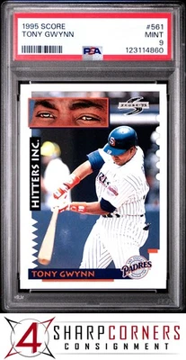 Puntuación #561 1995 Tony Gwynn Padres Hof PSA 9 Foto 1 de 2