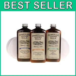 Juego Restauración Cuero - Limpiador, Acondicionador, Protector - Imagen 1 de 2