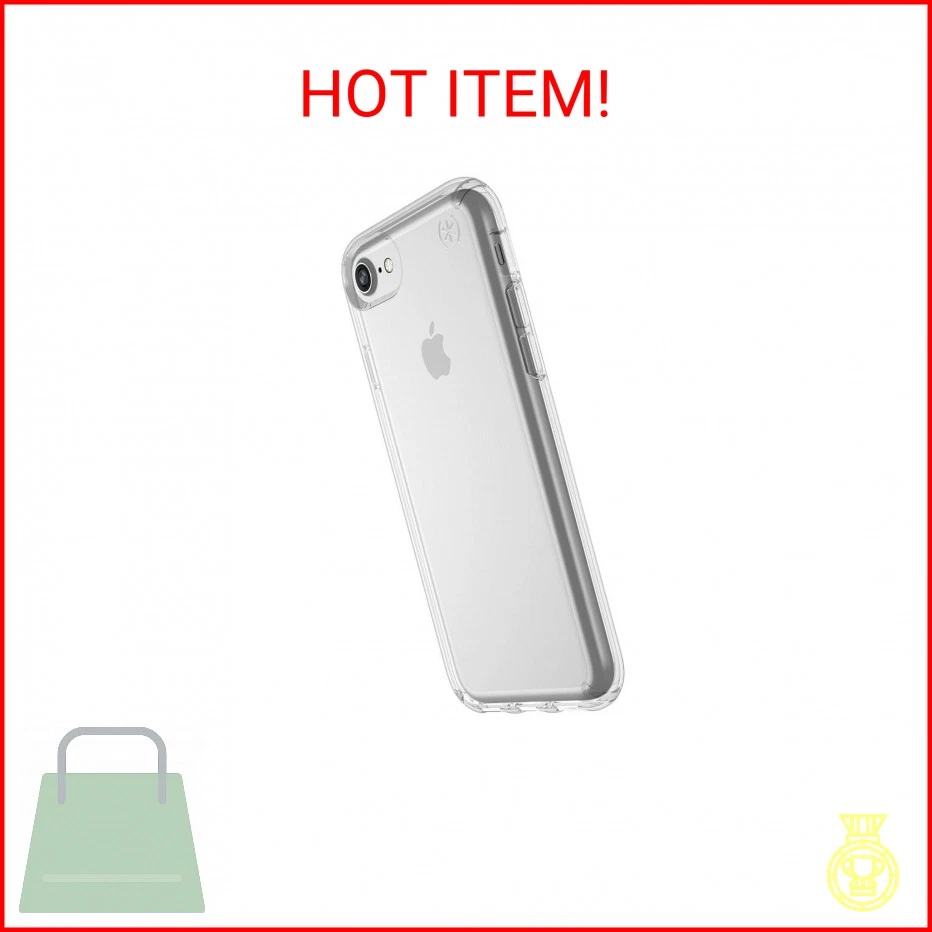 Speck Products Presidio Stay Clear iPhone SE (2022) Case| iPhone SE (2020)| iPho - Image 1 of 2