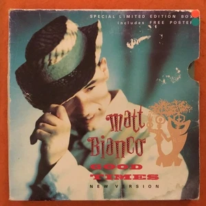BOXED/POSTER- Matt Bianco- Good Times- Tumbao- WEA Records 7” 1986 - Picture 1 of 7