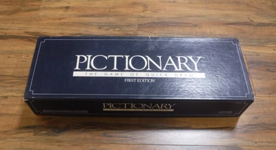 1985 Pictionary 1st Edition, Charades Game Complete, Good Condition, - Image 1 of 4
