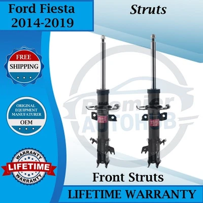 KYB Genuine OEM Front Struts For 2014-2019 Ford Fiesta Lifetime Warranty - Image 1 of 4