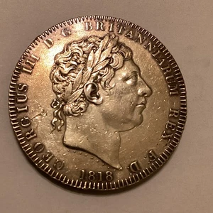 1818 Großbritannien Krone LIX Georg III - Bild 1 von 15