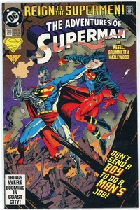 The Adventures of Superman #503 1993 DC Comics Reign of the Supermen - Picture 1 of 1