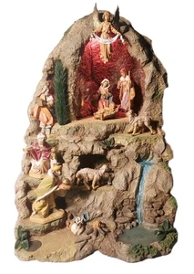 Belén gruta iluminada Fontanini 54554 con figuras LEER POR FAVOR - Imagen 1 de 16