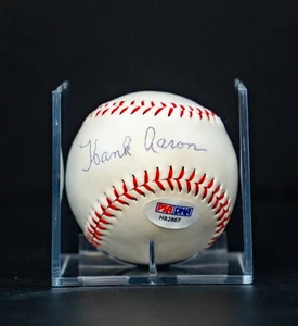 Hank Aaron signierter Baseball PSA-zertifiziert: H82867 - Bild 1 von 8