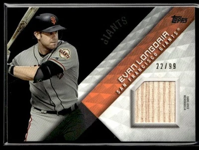 L28,057 - 2018 Topps Major League Materials Black #MLMEL Evan Longoria /99 - Image 1 of 2