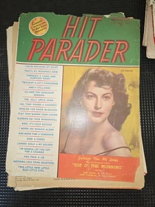 Hit Parader Magazine Back Issue November 1949 Ava Gardner GD / VG - Picture 1 of 2
