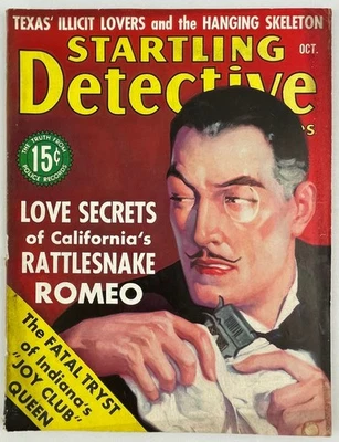 Startling Detective Adventures, October 1936, Vintage True Crime Stories, Pulp - Image 1 of 4