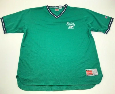 Camisa de Camioneta Harley DE COLECCIÓN Talla Extra Grande XL Camiseta Jersey Verde Rawlings Años 90 Foto 1 de 4
