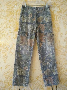Cabela’s Kids Size 10 Regular Camo Cargo Hunting Pants Adjustable Waist - Picture 1 of 13