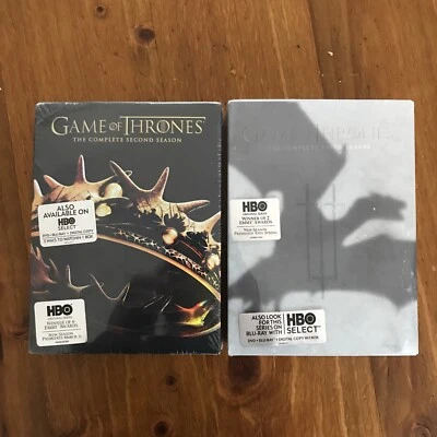 Game of Thrones: The Complete Second & Third Season 2 3 DVD Brand New Sealed R1 - Image 1 of 4