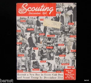 VINTAGE BOY SCOUT - REVISTA SCOUTING 1941 - DICIEMBRE - ENVÍO GRATUITO - Imagen 1 de 2