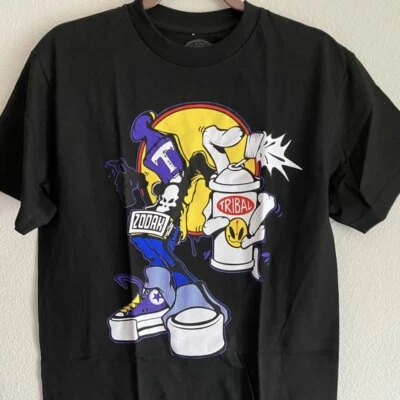 Camisa Tribal Graffiti Zodak Retna Futura 2000 Barry McGee Shepard Fairey Supreme Foto 1 de 3
