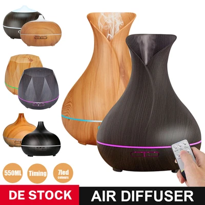 Luftbefeuchter Ultraschall 7 LED Licht Duftöl Aroma Diffuser Humidifier Diffusor - Bild 1 von 4