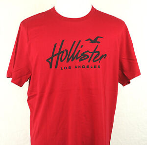 Hollister Graphic T-shirt Crew Neck Short Sleeve 100% cotton all colors