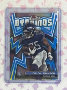 2024 Topps Finest Dillon Johnson Dynamos azul claro/150 - Imagen 1 de 2
