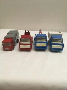 Lot of 3 Unbranded Vintage Toy Trucks Made in Japan/Lesney Refuse Truck England - Picture 1 of 10