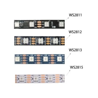 WS2812B Ws2811 WS2813 WS2815 Smart RGB Led Strip Light 5/12V Addressable Pixel  - Image 1 of 4