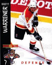 1996-97 Florida Panthers Winn Dixie #27 Rhett Warrener