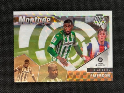 2020-21 Panini Mosaic La Liga Montage Mosaic Emerson #22 White Prizm 12/25 - Image 1 of 2
