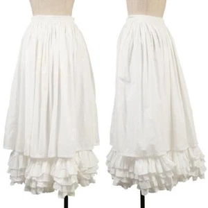 Jean Paul GAULTIER Hem Frill Gather Skirt Size S-M(K-124783) - Picture 1 of 12