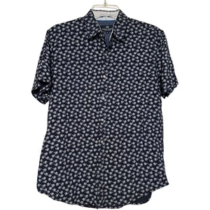 Michael Brandon Mens Shirt M Short Sleeve Bicycles Bikes Casual Button Up Leisur - Picture 1 of 6