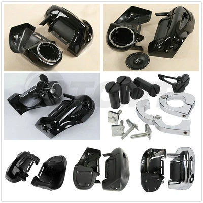 Carenados ventilados inferiores con vainas de caja de altavoces de 6,5" aptas para Harley FLHT 1989-2013 12 Foto 1 de 4