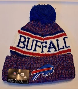 NEU New Era Erwachsene NFL Buffalo Bills Unisex Bommel Strick Beanie Stocking Cap OSFM - Bild 1 von 4