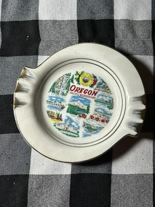 Cenicero de recuerdo de viaje vintage Oregon Pacific Wonderland - Imagen 1 de 4