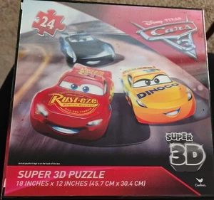 Disney Pixar Cars 3  Super  3D Puzzle . NEW/SEALED - Picture 1 of 2