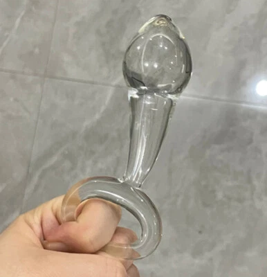 Glas Dildo Anal Butt Plug Massagegerät G-Punkt Prostata Stimulieren Massagestab - Bild 1 von 4